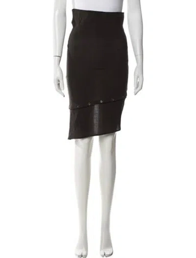 Pre-owned Paloma Wool Wool Midi Length Skirt In Brown