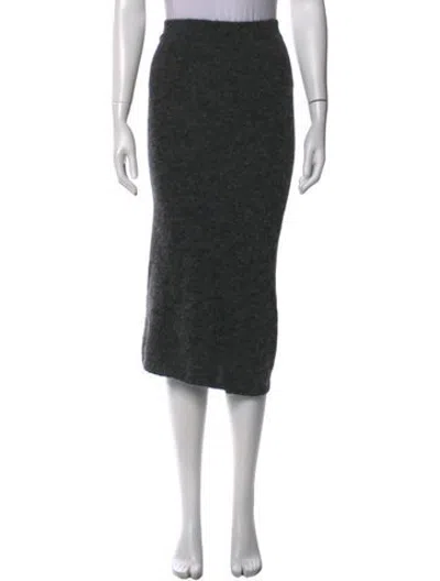 Pre-owned Paloma Wool Wool Midi Length Skirt W/ Tags In Grey