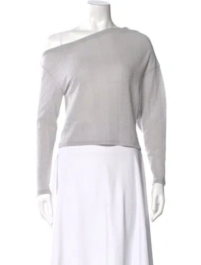 Pre-owned Paloma Wool Wool Off-the-shoulder Top In Multi