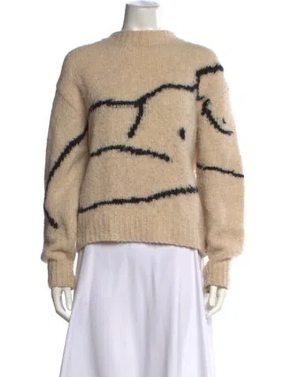 Pre-owned Paloma Wool Wool Patterned Sweater In Black