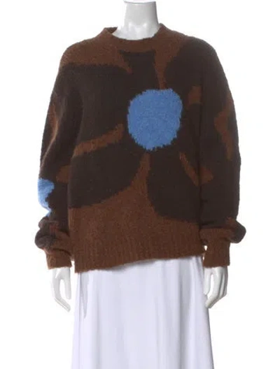 Pre-owned Paloma Wool Wool Printed Sweater In Brown
