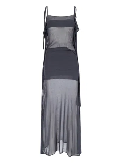 PALOMA WOOL PALOMA WOOL ZANIC' MAXI DRESS – GREY