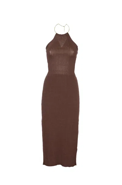 Paloma Wool Zinnia Dress In 323 Brown