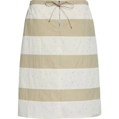 Paloma Wool Zurriola Stripe Crystal Embellished Skirt In Multi