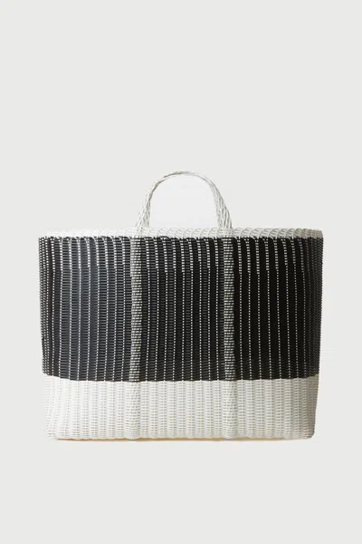 Palorosa Extra Large Basket Bag In Black