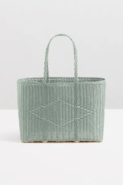 Palorosa Handwoven Tote Basket L In Blue