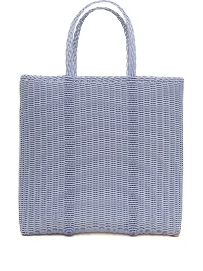 Palorosa Large Flat Woven Tote Bag