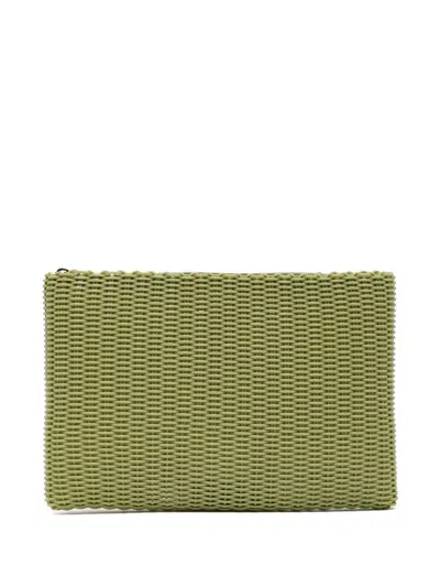 Palorosa Large Woven Textured Clutch