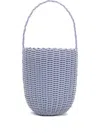 Palorosa Mini Woven Bucket Bag