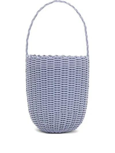 Palorosa Mini Woven Bucket Bag