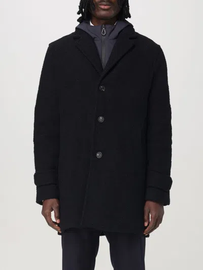 Paltò Coat  Men Colour Black In Schwarz
