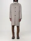 Paltò Coat  Men Color Grey In Grau