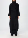 Paltò Coat  Woman Color Black In Schwarz