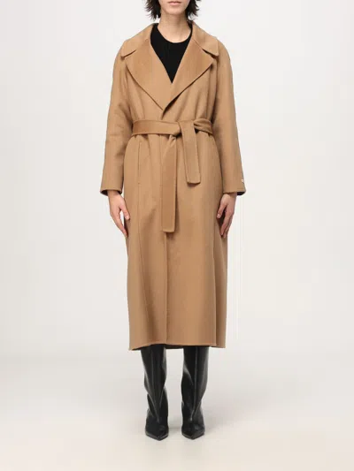 Paltò Coat  Woman Color Hazel In Haselnuss