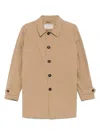 Paltò Sand Brown Trench Coat