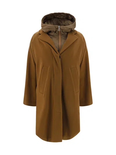 Paltò Irene Coat In Brown