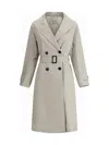 Paltò Marcella Trench Coat In Gray
