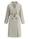 Paltò Marcella Trench Coat In Gray