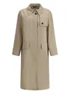 Paltò Marta Trench Coat In Neutrals