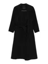 Palto' Paola Wool Coat In Black