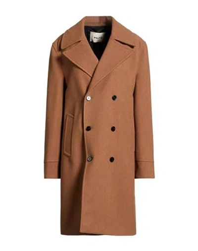 Paltò Achille Woman Coat Brown Size 18 Wool, Polyester