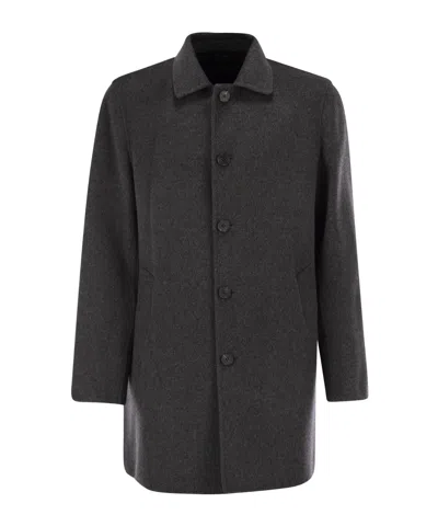 Palto' Paltò Alfredo Single Breasted Coat In Black