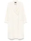 Paltò Arianna Wool Coat In White