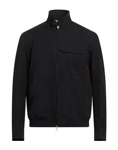 Paltò Arturo Cor Man Jacket Black Size 40 Cotton, Polyester, Polyamide, Elastane In Blue