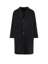 Paltò Camern Db Wool Blend Coat In Black