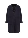 Paltò 'cameron' Wool-blend Coat In Blue