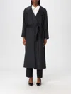 Paltò Paola Wool Coat In Black