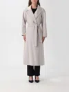 Paltò Coat  Woman Color White In Animal Print