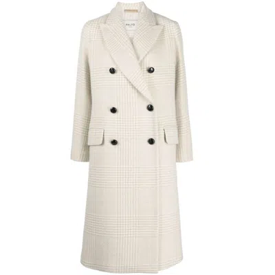 Paltò Coats In White/neutrals