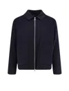 Paltò Dante Zip-up Shirt Jacket In Blue