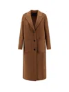 Paltò Elsa Single-breasted Wool Coat