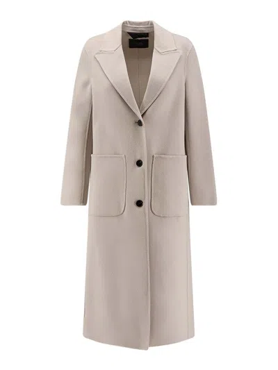 Palto' Elsa Db Wool Coat In Gray