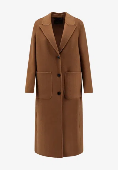 PALTÒ ELSA SINGLE-BREASTED WOOL COAT