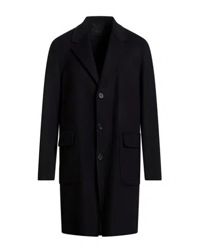 Paltò Man Coat Midnight Blue Size 44 Wool, Nylon