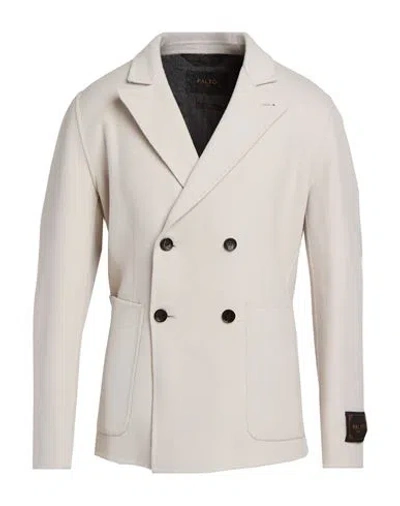 Paltò Fabbrica Man Coat Light Grey Size 44 Wool, Nylon In Gray