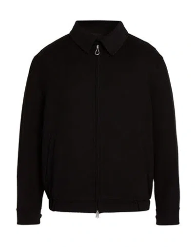 Paltò Fabbrica Man Jacket Black Size 42 Wool, Nylon