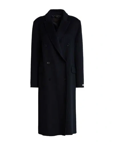 Paltò Fabbrica Woman Coat Black Size 8 Wool, Nylon