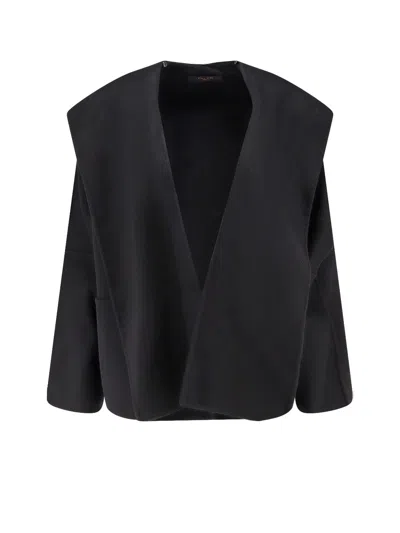 Paltò Filo Db Wool Coat In Black