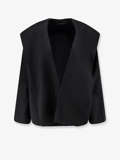 Palto' Filo Db Wool Coat In Black