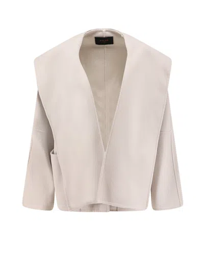 Paltò Shawl-collar Jacket In Neutral