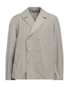 Paltò Man Blazer Beige Size 38 Polyester, Cotton In Beige
