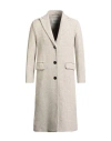 Paltò Man Coat Beige Size 32 Virgin Wool In Sand