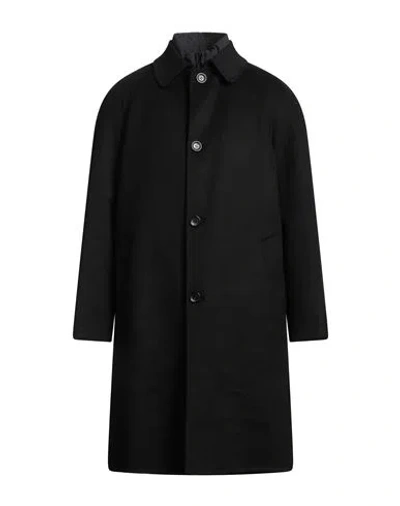 Paltò Man Coat Black Size 36 Wool, Nylon
