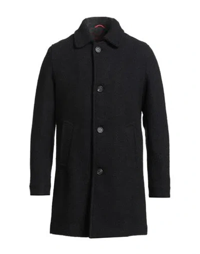 Paltò Man Coat Black Size 40 Wool, Acrylic, Polyester, Polyamide