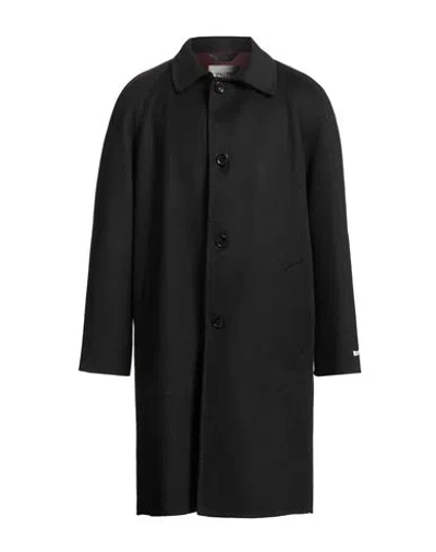 Paltò Man Coat Black Size 40 Wool, Nylon