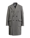 Paltò Man Coat Black Size 40 Wool, Polyamide In Black